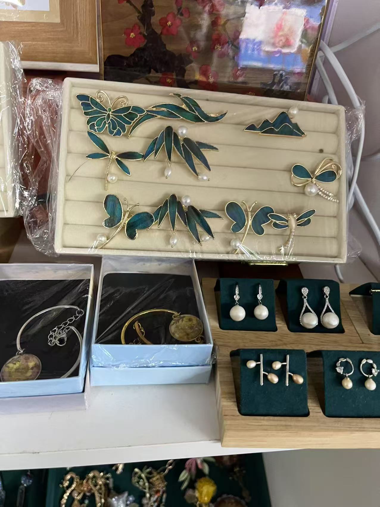 螺钿发簪 手工艺品 装饰品 首饰 工艺